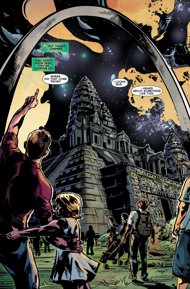 Illustration for article titled Exclusive DC preview: The King of Atlantis is on the run in Aquaman #41